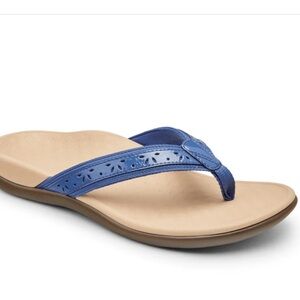Vionic Casandra Indigo Orthotic Arch Support Slip On Sandals